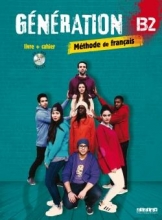 کتاب فرانسه Generation 4 niv B2 - Livre + Cahier + CD mp3 + DVD