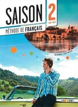 کتاب فرانسوی Saison niveau 2 A2/B1 - livre de l'eleve + cahier + dvd