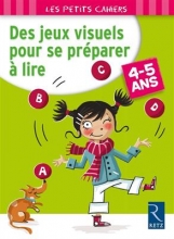 کتاب فرانسه  Des jeux visuels pour se preparer a lire 4-5 ans