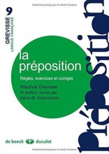کتاب La preposition Regles, exercices et corriges