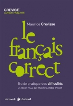 کتاب فرانسه  Le francais correct - Guide pratique des difficultes - Grevisse