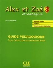 کتاب فرانسه  Alex et Zoe - Niveau 3 - Guide pedagogique