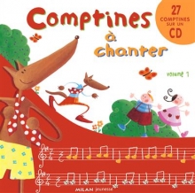 کتاب فرانسه  Comptines a chanter, vol. 1 + CD Relie