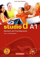 کتاب (Studio d: Sprachtraining A1 (SB+WB+DVD