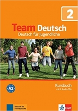 خرید کتاب زبان آلمانی تیم دویچ Team Deutsch 2: Kursbuch + Arbeitsbuch